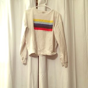 long sleeve white top